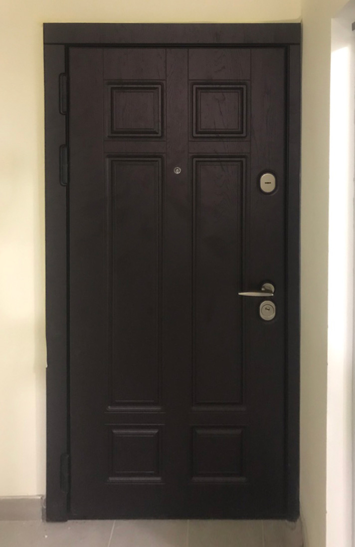 Входная дверь в квартиру 62АР1 вид снаружи