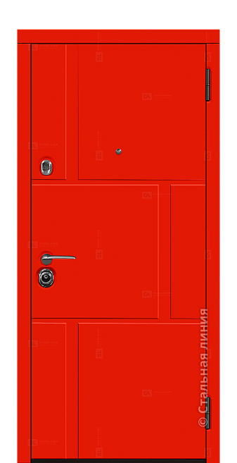Входная дверь Фламенко (вид снаружи) - купить в Твери